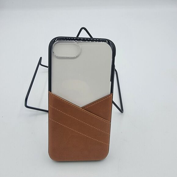 Iphone 6, 6s Case, Milk And Honey, Leather Wrapped Clear Case, Brown Brand New - Picture 6 of 10